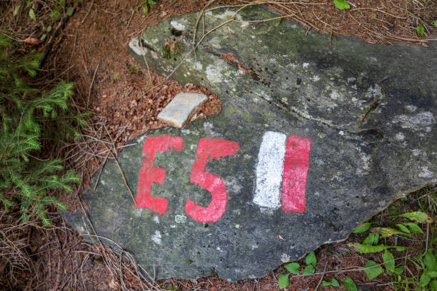 istock hiking Trail E5, Passeier Valley, near Merano 1057235414