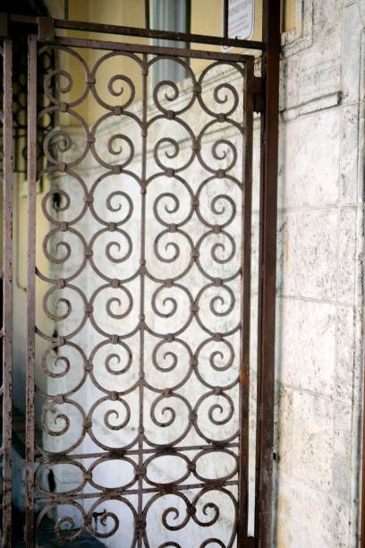 istock Steel Ornate Door 1057245512