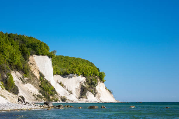 istock Chalk cliff on the island Ruegen in Germany 1057250110