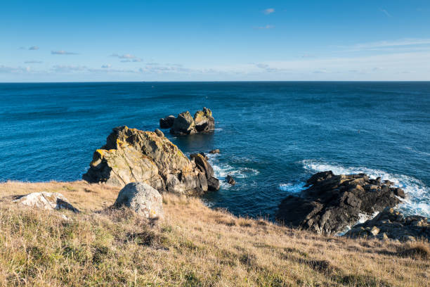 istock Lankidden Cove, Southwest England. 1057259116
