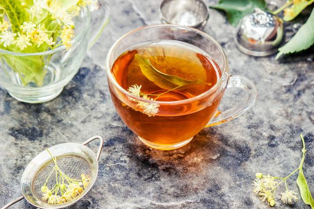 istock Linden. Linden tea. Selective focus nature tea Drinks 1057274610