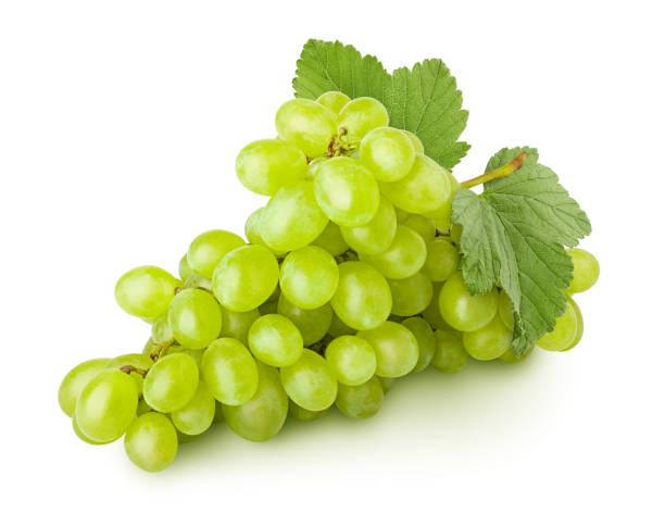 istock Green grape, isolated on white background, clipping path, full depth of field 1057282220