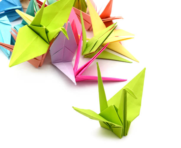 istock Colorful Origami birds 1057288872