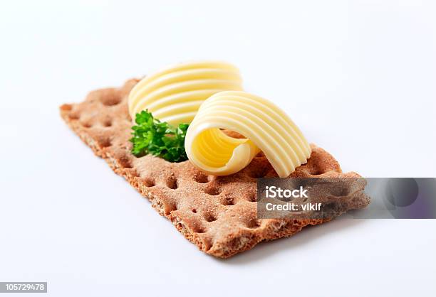 Cracker E Burro - Fotografie stock e altre immagini di Alimentazione sana - Alimentazione sana, Alimento di base, Burro