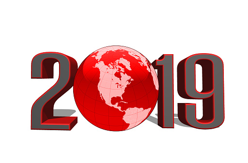2019 Worldwide greeting symbol
