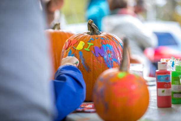 istock Halloween pumpkin decoration. 1057298828