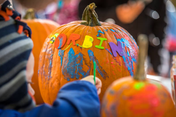istock Halloween pumpkin decoration. 1057298846