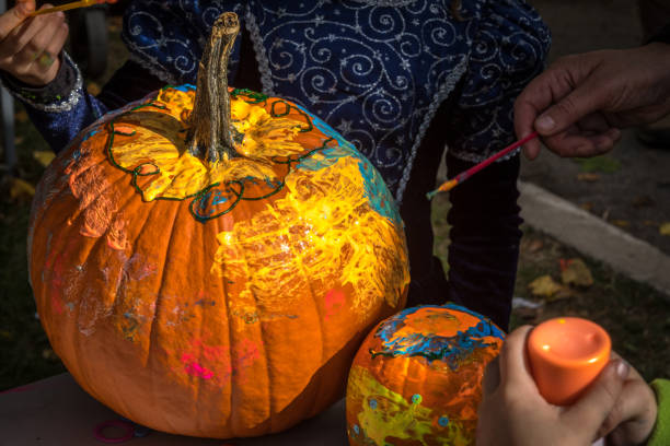 istock Halloween pumpkin decoration. 1057299214