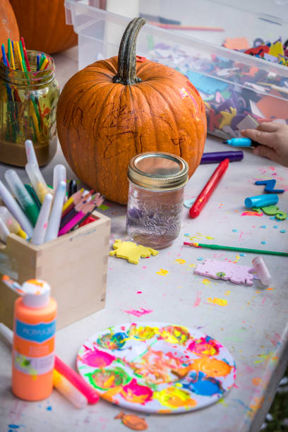 istock Halloween pumpkin decoration. 1057299736