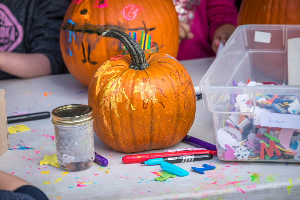 istock Halloween pumpkin decoration. 1057299796