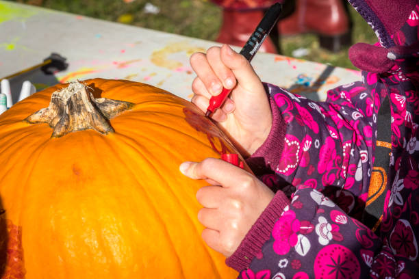istock Halloween pumpkin decoration. 1057299842