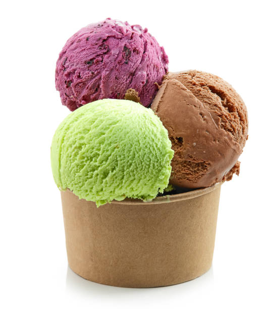istock Colorful Ice cream balls 1057328060