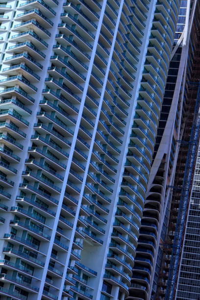 istock Architectural detail from skyscraper building exterior 1057334672