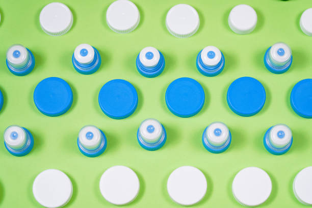 istock Many different types used or new battery, rechargeable accumulator, alkaline batteries on color background. 1057338510