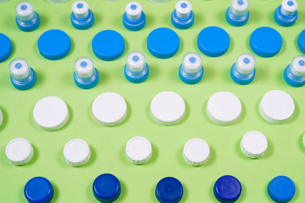 istock Many different types used or new battery, rechargeable accumulator, alkaline batteries on color background. 1057338548