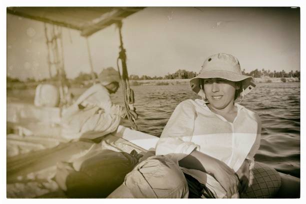 istock Old nostalgic photo of Nile River - Egypt 1057343734