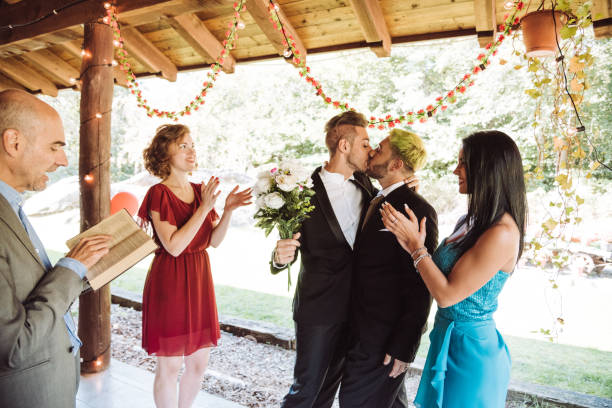istock applauding at the gay marriage 1057345996