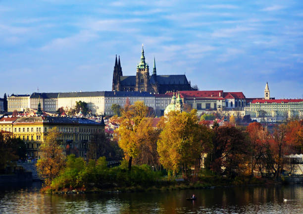 istock Panorama of Prague 1057347520