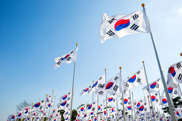 Independence Hall It is the Independence Hall in Cheonan-si to celebrate Korea's independence. independence hall stock pictures, royalty-free photos & images