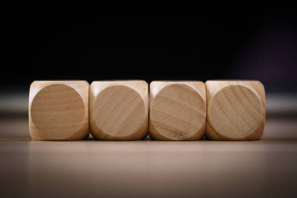 istock Blank Wooden Cubes 1057359960
