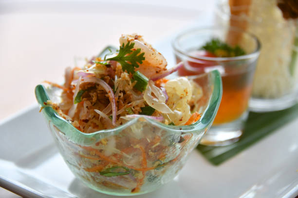 istock Fresh spicy Pummelo Salad 1057389996