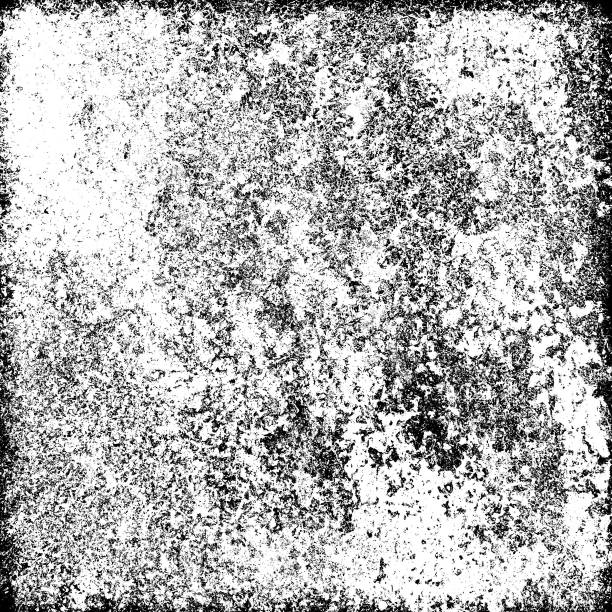 istock Grunge background abstract black and white. Monochrome texture of dirty surface. Pattern of cracks, chips, scuffs 1057422600