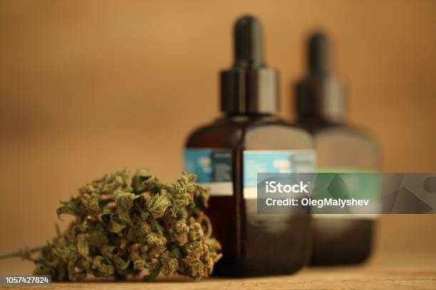 Marijuana Medical Cannabis Oil Cbd Stock Photo - Download Image Now - Addict, Addiction, Ayurveda