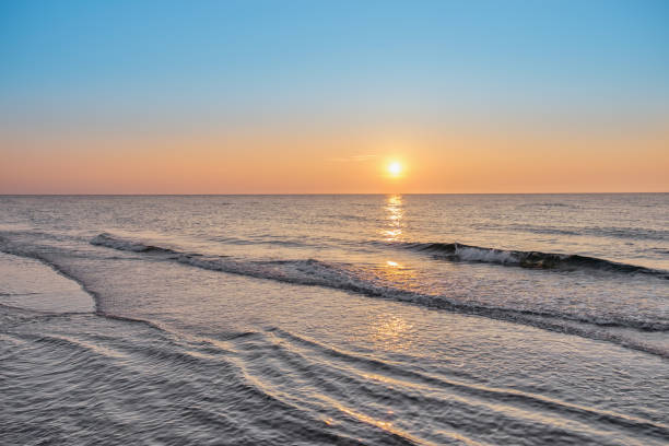 istock Beautiful summer sunset over Baltic sea. 1057432034