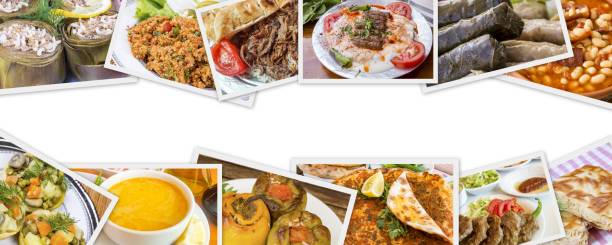 istock Traditional Delicious Different Turkish foods collage. Rich menu. 1057436970
