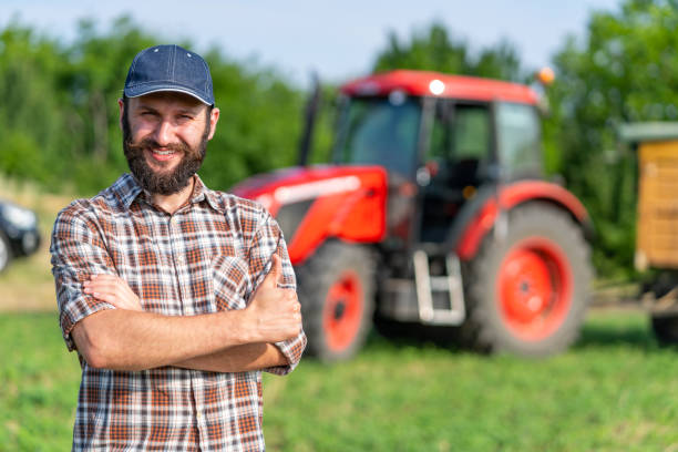 istock Farmer standing with arms crossed 1057437592