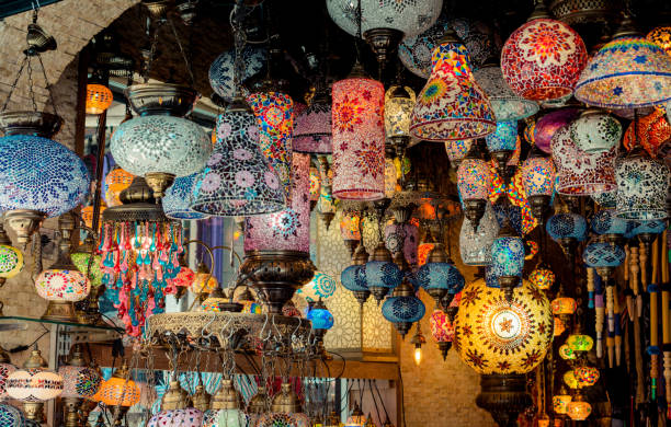 istock Mosaic Ottoman lamps from Grand Bazaar 1057440006