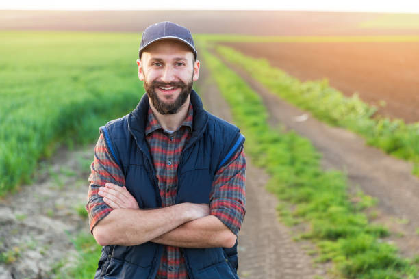 istock Farmer standing with arms crossed 1057446488