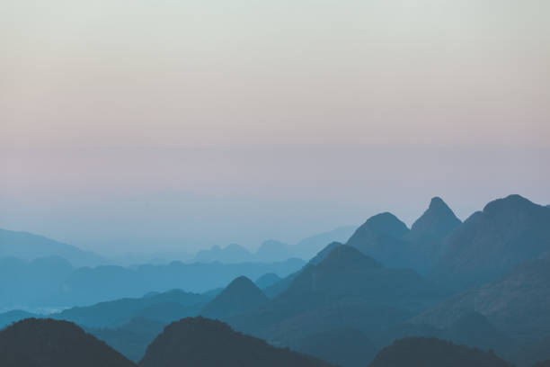 istock Beautiful landscape of karst hills 1057454652