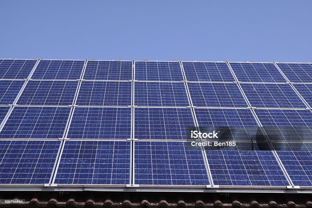 Solar Panels Solar Panels under blue sky - See my other Energy-images: Blue Stock Photo