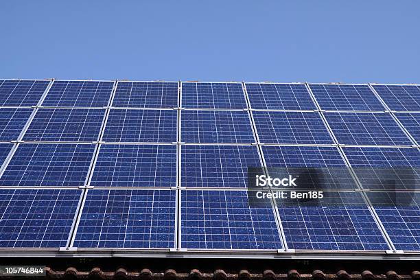 Solar Panels Stock Photo - Download Image Now - Blue, Clear Sky, Color Image