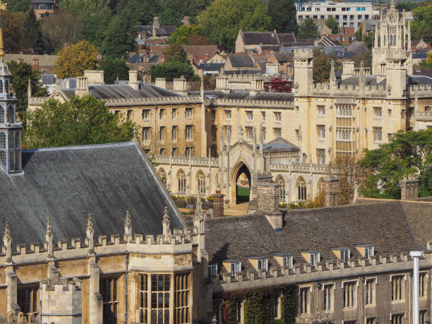 istock Aerial view of Cambridge 1057469542