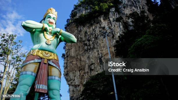 Lord Hanuman The Monkey God In Batu Caves Malaysia Stock Photo - Download  Image Now - iStock