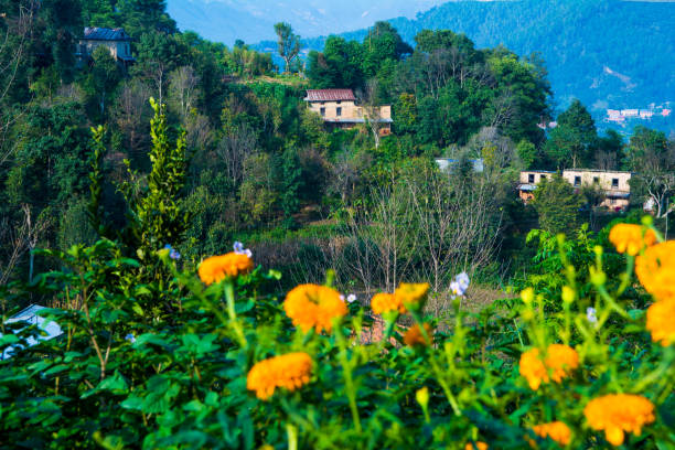 istock Village houses from Nepal 1057480866