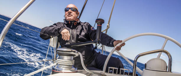 istock Sailing on yacht, Croatia 1057489744