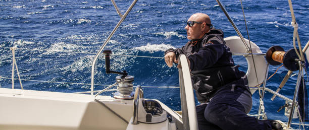 istock Sailing on yacht, Croatia 1057489762