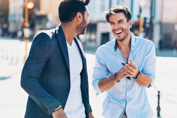 istock Young men hanging out together on a sunny day 1057500048