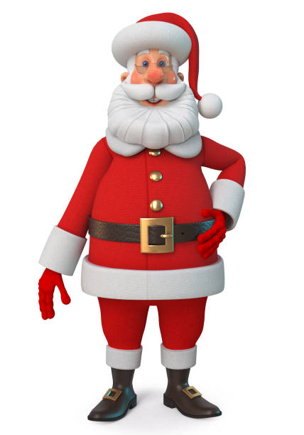 istock 3d illustration Cheerful  model of Santa Claus 1057500660