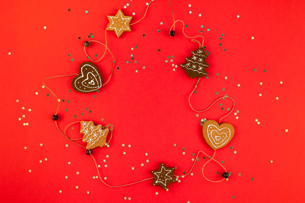 istock New Year Christmas holiday decoration flat lay 1057505030