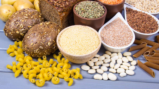 istock Carbohydrates - a basic source of energy for the human body. 1057511698