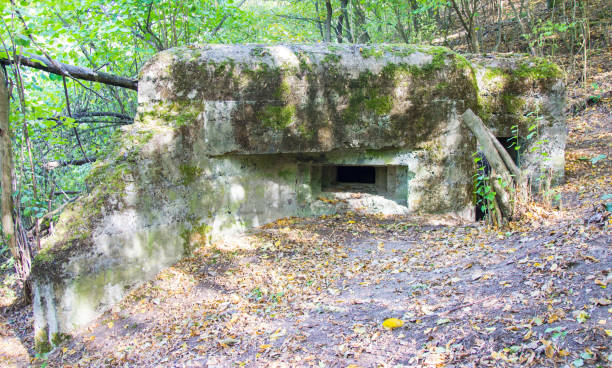 istock Polish field fortifications from the Second World War. 1057513312