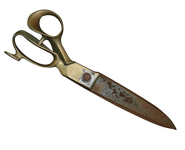 Large Antique Scissors stock photo