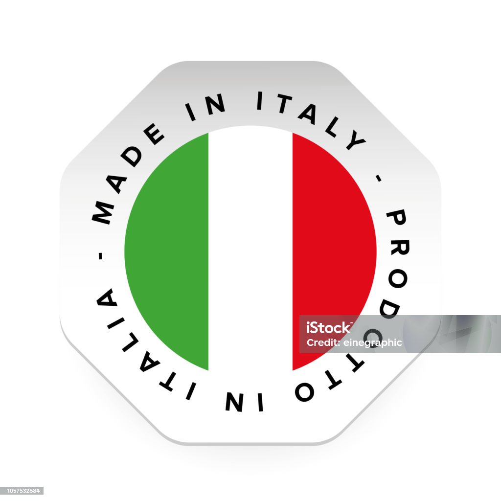 Made In Italy Label Sign Stock Illustration - Download Image Now ...