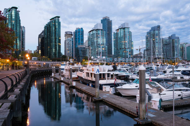 istock Coal Harbour in Vancouver, BC, Canada at dawn 1057545410