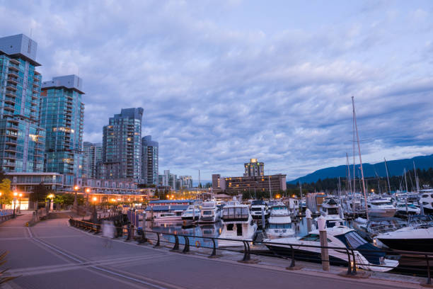 istock Coal Harbour in Vancouver, BC, Canada at dawn 1057545780