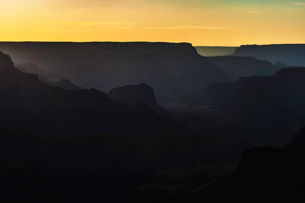 istock Grand Canyon sunset overlook, AZ, USA. 1057556422